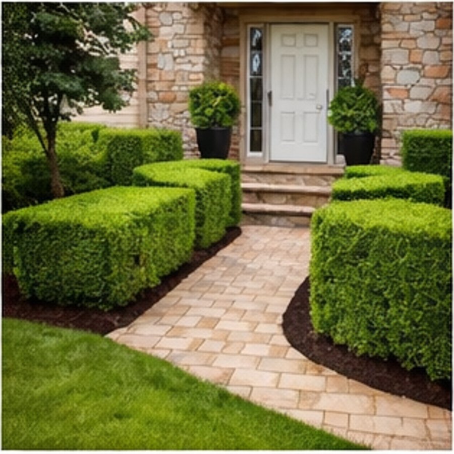 Sharp lawn edging