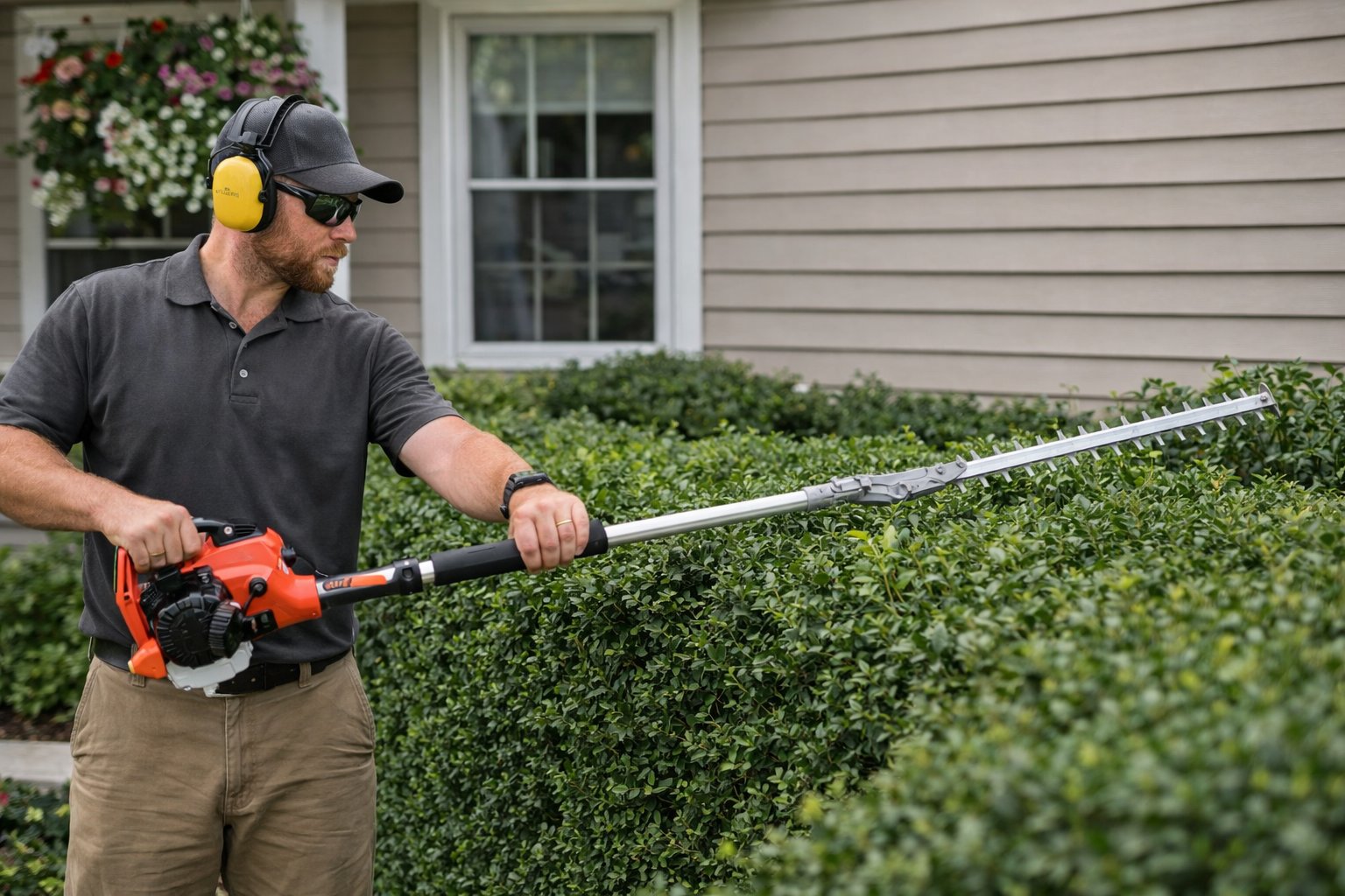 Hedge trimming service